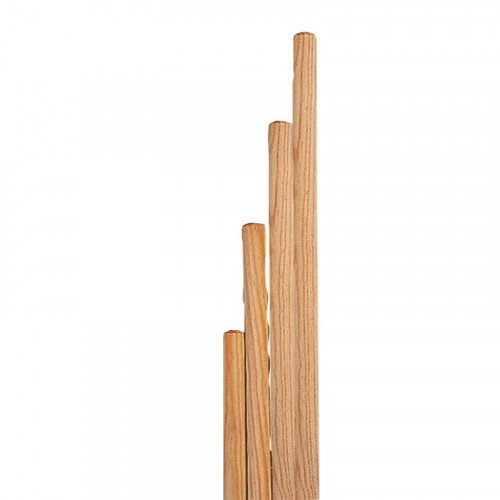 Lot de 10 bâtons de gym en bois (80cm à 140cm)