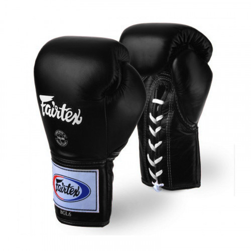 Gants de sparring MMA Fairtex cuir noir