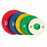 Disques olympiques bumper fractionnés x2 (500g à 2,5kg)
