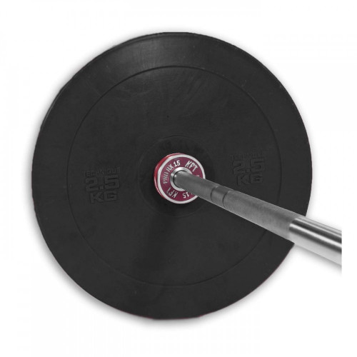 Disque bumper musculation 2,5kg noir