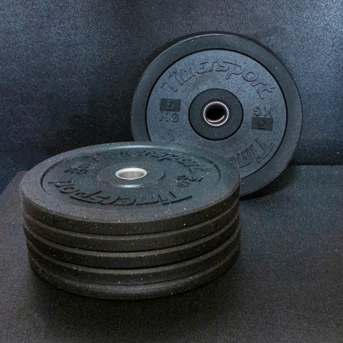 Pack disques bumpers musculation 150kg noir