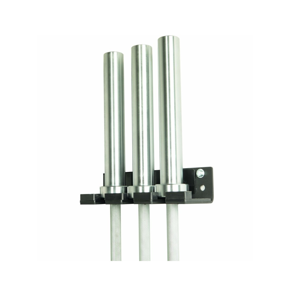 Support Mural Vertical Pour Barre D'haltères – En Métal, Antidérapant, Pour Gain De Place (10x8,3x11 Cm)