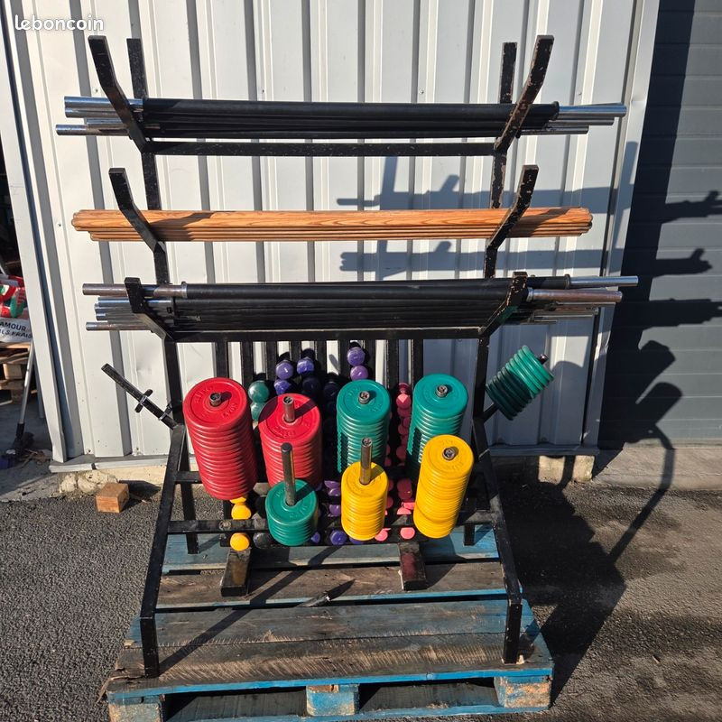 Kits pumps - Lot de 2 racks avec poids - Occasions